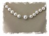 Akoya-Perlenkette mit Perlenverschluss