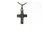 Collier - Platin mit Diamantanhänger "Kreuz"